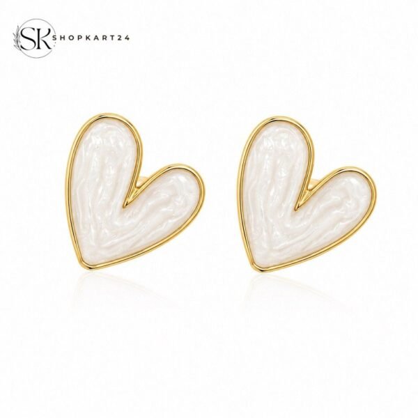 Heart Bloom Korean Earrings