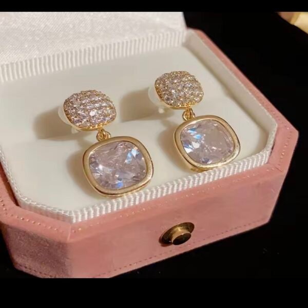Luxury Crystal Drop Statement Earrings