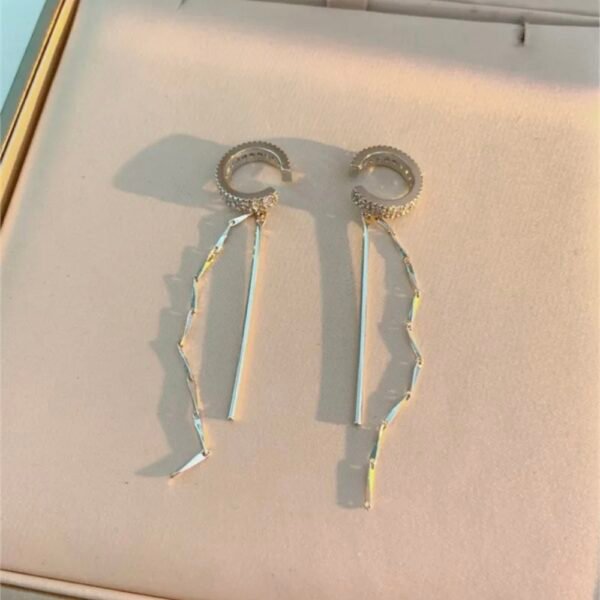 Retro Light Luxury Charm Ear Bone Clip Earring