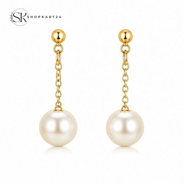 Round Pear Drop Earring