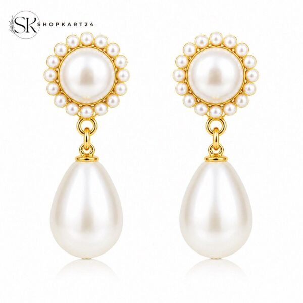 Timeless Pearl Teardrop Earrings